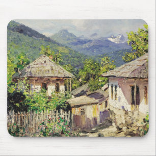 Village Scene by Dubovskoy, 1911 Mouse Pad
