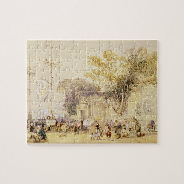 Village Square in the Bay of Hong Kong, plate 5 fr Jigsaw Puzzle (Horizontal)