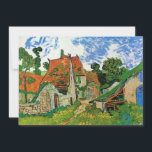 Village Street by Vincent van Gogh<br><div class="desc">Village Street by Vincent van Gogh is a vintage fine art post impressionism architectural painting featuring a row of cottages on a country lane in the town of Auvers, France. About the artist: Vincent Willem van Gogh was a Post Impressionist painter whose work was most notable for its rough beauty,...</div>