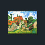 Village Street in Auvers, Vincent van Gogh Canvas Print<br><div class="desc">Village Street in Auvers,  Vincent van Gogh.</div>