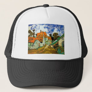 Village street in Auvers, Vincent van Gogh Trucker Hat