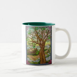 Village Tree Spirit Mug café vert