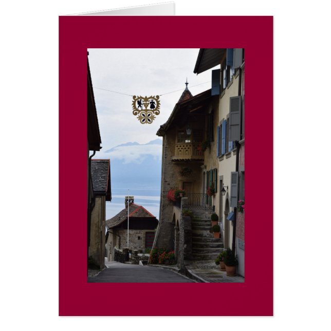 Village vinicole suisse (Devant)