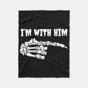 Village Witch Funny Halloween Wicca Wiccan Witchcr Fleece Blanket