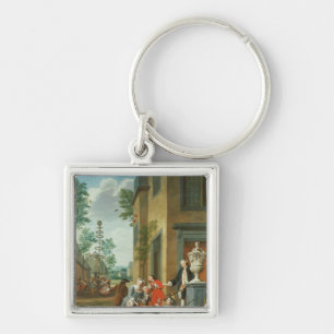 Villagers Merrymaking Keychain