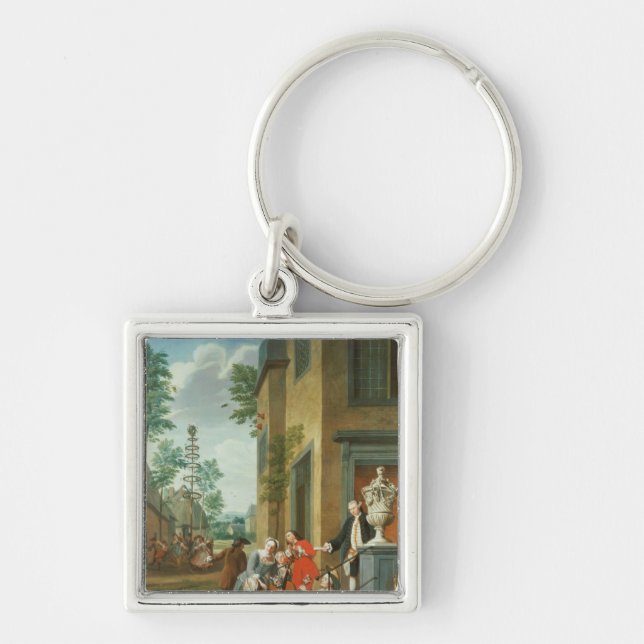 Villagers Merrymaking Keychain (Front)