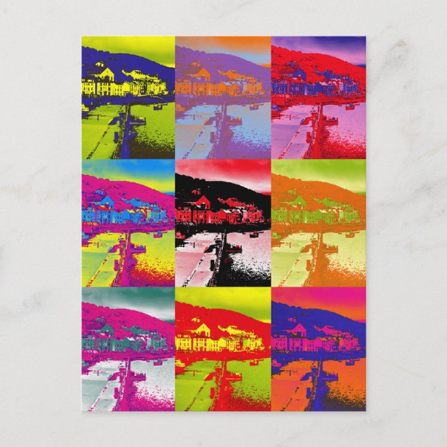 VILLAGES OF WALES POSTCARD (Front)