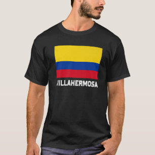 Villahermosa Colombia Flag Emblem Escudo Bandera C T-Shirt