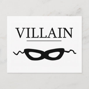 Villain Postcard