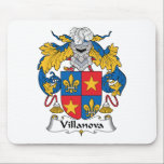 Villanova Family Crest Mouse Pad<br><div class="desc"></div>