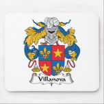 Villanova Family Crest Mouse Pad<br><div class="desc"></div>