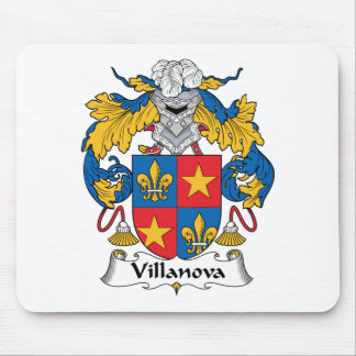Villanova Family Crest Mouse Pad
