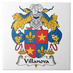 Villanova Family Crest Tile