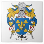 Villar Family Crest Tile<br><div class="desc">Villar Coat of Arms</div>