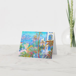Villas at Bordighera  Claude Monet Card
