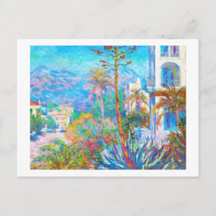 Villas at Bordighera Claude Monet Postcard
