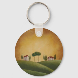 Villas on Tuscan Hills Keychain