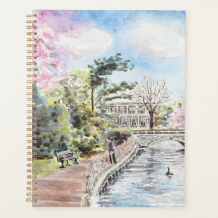 Ville d'Angleterre London Town Carshalton Park au 