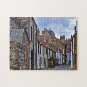 Ville d'Anstruther en Écosse. Jigsaw Puzzle