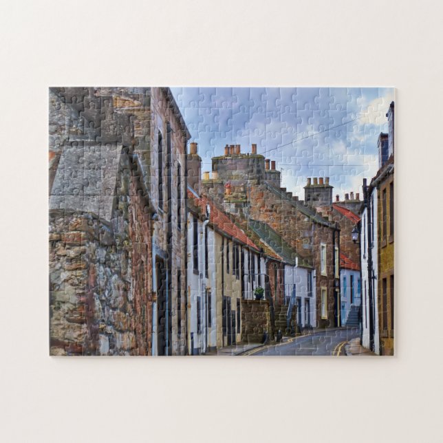 Ville d'Anstruther en Écosse. Jigsaw Puzzle (Horizontal)