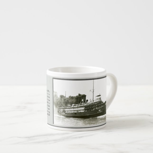 Ville de Cleveland III B&W espresso mug (Devant droit)