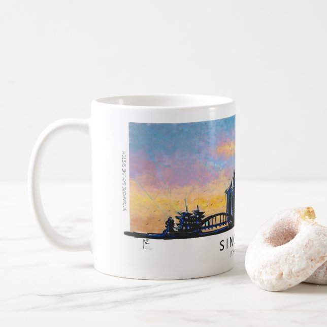 ville de mug (Avec donut)