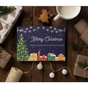 Ville de vacances 1 Photo Carte de Noël