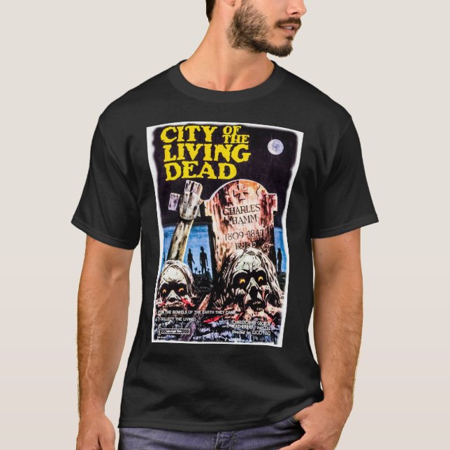 ville des vivants imprimer Classic T-Shirt (Devant)