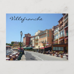 villefranche street postcard