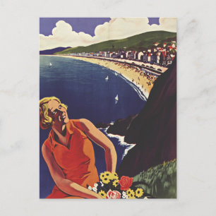 Villers-sur-Mer in Calvados department in Normandy Postcard