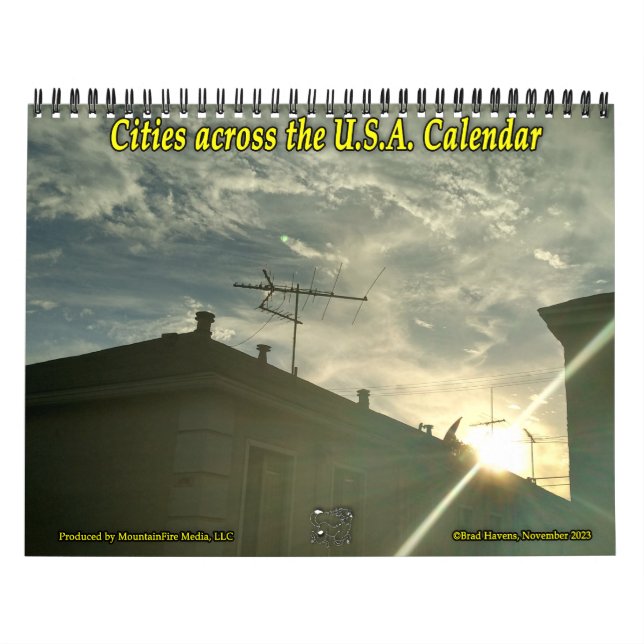 Villes à travers le calendrier USA (Protection)
