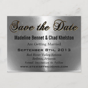 Villow Save the Date Announcement Postcard