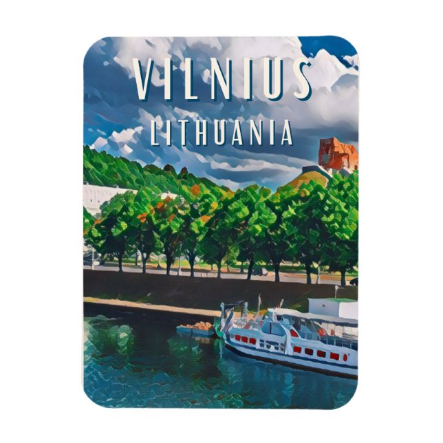 Vilnius, la perle de la Lituanie Magnet (Vertical)