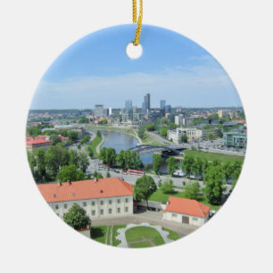 Vilnius, Lithuania Ceramic Ornament