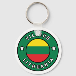 Vilnius Lithuania Keychain