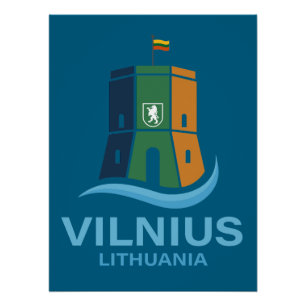 Vilnius Lithuania Poster