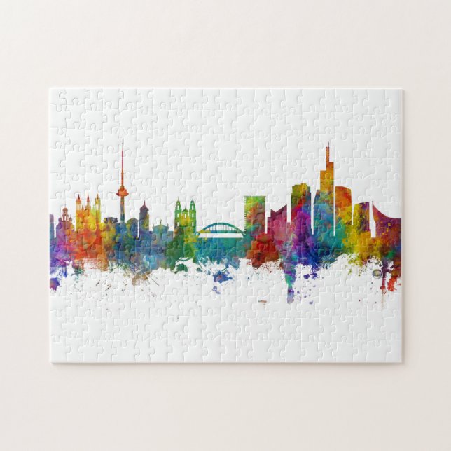 Vilnius Lithuania Skyline Jigsaw Puzzle (Horizontal)