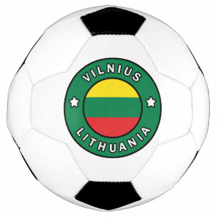 Vilnius Lithuania Soccer Ball