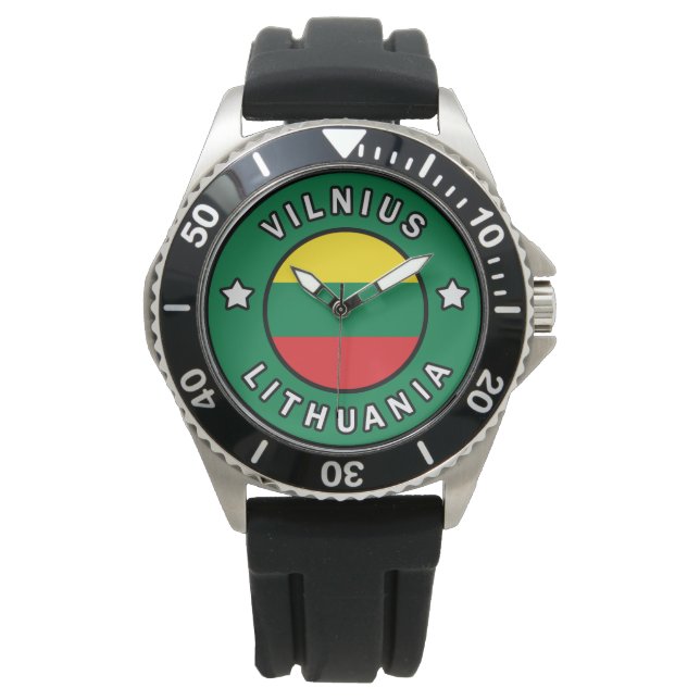 Vilnius Lithuania Watch (Front)