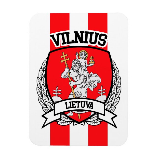 Vilnius Magnet (Vertical)