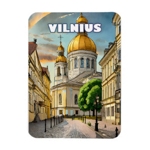 Vilnius, the beating heart of Lithuania Magnet