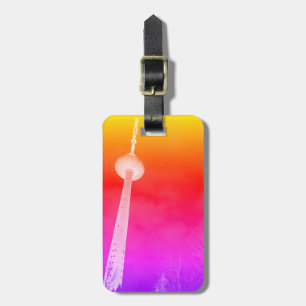 Vilnius TV Tower (Lithuania's Tallest Building) Luggage Tag