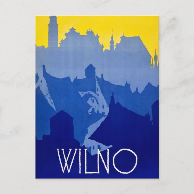 Vilnus, Lithuania,  Postcard (Front)