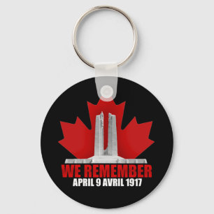 Vimy Ridge We Remember Keychain