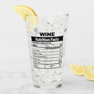 Vin amusant Valeur nutritive Verre