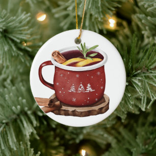 Vin chaud d'hiver Métal Cercle Ornement