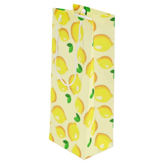 Vin citron ou sac cadeau (Dos Angle)