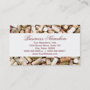 Vin Corks Carte de visite