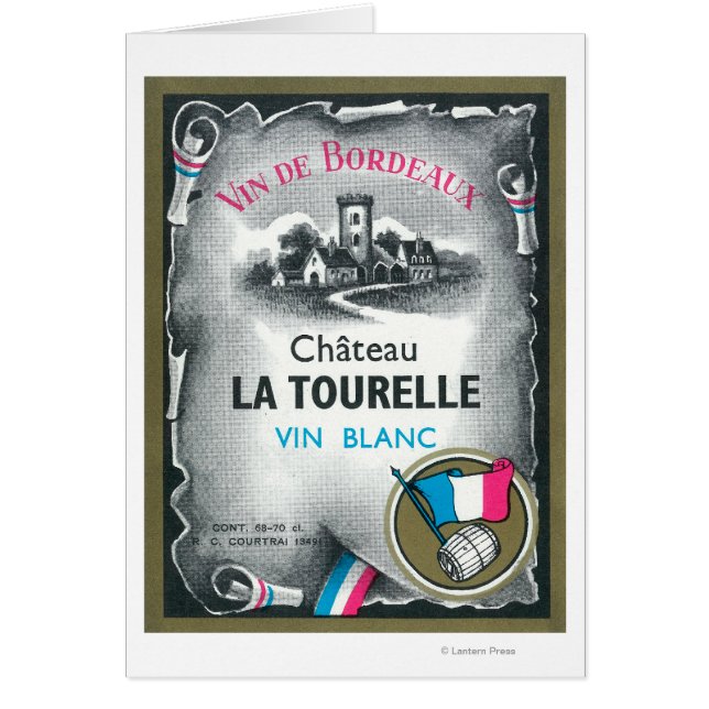 Vin De Bordeaux Wine LabelEurope (Front)