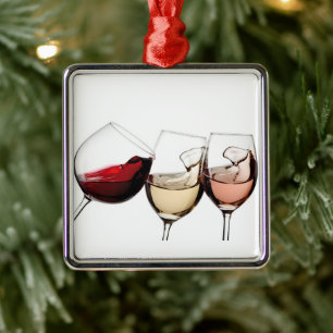 **VIN ET PLUS DE VIN** ORNEMENT DE NOËL